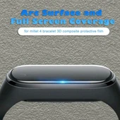 Xiaomi Mi Band 4 ile Uyumlu 5D Tam Kaplayan Kırılmaz Nano Ekran Koruyucu thumbnail 2