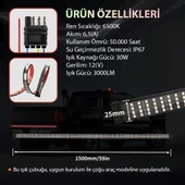 Pick Up Off Road 4x4 Bagaj 4 Sıra Kayan LED Sinyalli 5 Modlu 150cm - 2