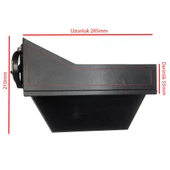 Araç İçin Deri Kaplı Şöför Koltuk Yanı Organizer Bardak Tutucu - 9