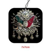 Techmaster Araç Asma Koku Osmanlı Devlet Arması Tasarım 3 Adet - 3