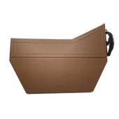 Araç İçin Deri Kaplı Şöför Koltuk Yanı Organizer Bardak Tutucu - 11