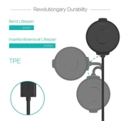 Ticwatch Pro ile Uyumlu Akıllı Saat Usb Dock Şarj Cihazı Kablosu thumbnail 2