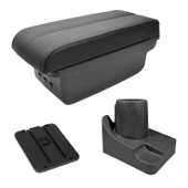 Volkswagen Golf 5 Golf 6 Jetta 3 ile Uyumlu Delmesiz Vidasız Kol Dayama Kolçak - 1