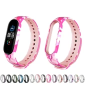 Xiaomi Mi Band 5 Mi Band 6 Mi Band 7 Uyumlu Kordon Kamuflaj Desen thumbnail 3