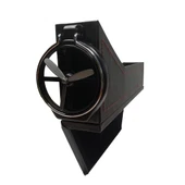 Araç İçin Deri Kaplı Şöför Koltuk Yanı Organizer Bardak Tutucu - 6