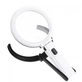 2x5x120mm 10 Ledli Masaüstü Büyüteç - 7