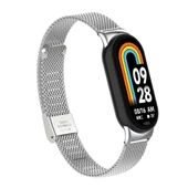 Xiaomi Mi Band 8 9 10 Uyumlu Paslanmaz Metal Hasır Tokalı Kordon Kayış thumbnail 2
