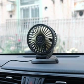 Araç Araba Otomobil Mini Vantilatör Fan Pervane Soğutucu 12V FAN20 - 3