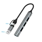 USB 3.0 Type-C 1xUSB 3.0 3xUsb 2.0 HUB Otg Çoğaltıcı UCA9701 - 4