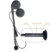 FreedConn L1M-S ile Uyumlu Bluetooth İntercom Motosiklet Kaskı Kulaklık - 2