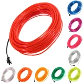 Araç Araba İçi Torpido Ledi Şerit Renkli İp Neon İp Led 3 Metre - 1