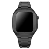 Apple Watch 4 5 6 44mm Uyumlu Paslanmaz Çelik Zırh Armor Kasa Kordon - 4