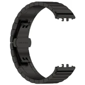 Samsung Galaxy Fit 3 R390 Uyumlu Metal Baklalı Çelik Kordon Kayış thumbnail 6