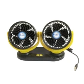 Araç Araba Ev Ofis Masaüstü 2 li Vantilatör Fan Pervane Usb Girişli X916 - 1