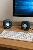 G-System D015 Stereo Usb Hoparlör Bilgisayar PC Tablet Notebook - 10
