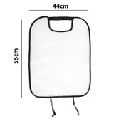 Araç Oto Koltuk Arkası Koruma Örgü Kir Çizilme Önleyici 2 Adet - 2