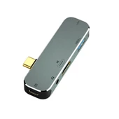 Type-C Usb 3.1 Usb 3.0 Usb 2.0 Hdmi PD 3.5m Giriş Çevirici Hub X5 - 1