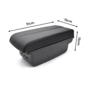 Opel Corsa E ile Uyumlu 2014-2019 Delmesiz Vidasız Kol Dayama Kolçak - 3