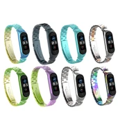 Xiaomi Mi Band 5 Mi Band 6 Uyumlu Çelik Steel Kordon Kayış thumbnail 1