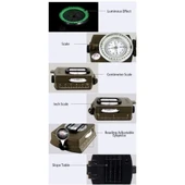 Çok Fonksiyonlu Profesyonel Askeri Pusula thumbnail 6