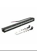 72W 24 Led Tek Sıra Off Road Yayıcı Gündüz Farı Lambası Projektör - 1