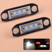 Volvo S80 S60 S40 C70 V70 XC90 XC60 ile Uyumlu Plaka Ledi Aydınlatma Lambası - 3