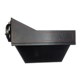 Araç İçin Deri Kaplı Şöför Koltuk Yanı Organizer Bardak Tutucu - 1