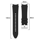 Samsung Galaxy Watch 4 5 6 7 Pro 40 42 43 44 46 47mm Uyumlu Silikon Kordon thumbnail 2
