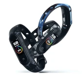 Xiaomi Mi Band 5 Mi Band 6 Mi Band 7 Uyumlu Kordon Kamuflaj Desen thumbnail 2