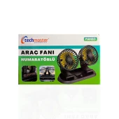 Araç Araba Otomobil Mini 2 li Vantilatör Fan Pervane Soğutucu 12V FAN10 - 8