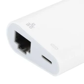 iPhone iPad Lightning ile Uyumlu Rj45 Ethernet Gigabit Adaptörü Otg NK1035H - 3
