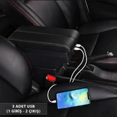 Opel Astra J ile Uyumlu 2009-2015 Delmesiz Vidasız Kol Dayama Kolçak - 7
