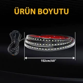 Pick Up Off Road Karavan Suv Yan Basamak Ledi DRL Sinyalli 150cm - 6