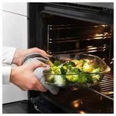 IKEA FOLJSAM Mutfak Fırın Tepsisi Servis Kabı Cam 24.5x24.5 cm - 2