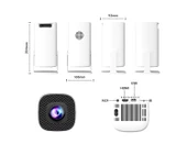 HCS350 Projeksiyon Retro Video Oyunu Konsolu + Android Tv Android 11.0 TV Projeksiyon - 10