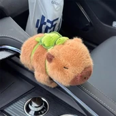 Sevimli Oturan Kapibara Capybara Bileklik Dekoratif Araba Aksesuarı Peluş Oyuncak 17 CM - 6