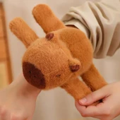 Sevimli Oturan Kapibara Capybara Bileklik Dekoratif Araba Aksesuarı Peluş Oyuncak 17 CM - 3