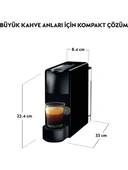 Nespresso Essenza Mini C 30 Siyah Kapsül Kahve Makinesi - 5
