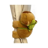 Sevimli Oturan Kapibara Capybara Bileklik Dekoratif Araba Aksesuarı Peluş Oyuncak 17 CM - 1