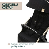 Chicco Goody XPlus Bebek Arabası Black Re Lux - 10
