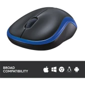 Logitech M185 910-002236 Mavi Optik Kablosuz Mouse - 3