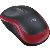 Logitech M185 910-002237 Kırmızı Optik Kablosuz Mouse - 1