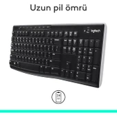 Logitech K270 920-003761 Q Kablosuz Klavye - 3