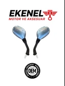 Honda Alpha 110 Ayna Takımı Mavi | OEM Sol & Sağ Ayna Seti - 1