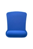 Bilek Destekli Memory Foam Kaymaz Taban Mouse Pad MSP-012 MAVİ - 1