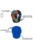 Bilek Destekli Memory Foam Kaymaz Taban Mouse Pad MSP-014 DESENLİ 3 - 2