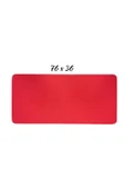 Büyük Boy Sümen  Memory Foam Kaymaz Taban Mouse Pad MSP-010 KIRMIZI - 1