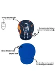 Bilek Destekli Memory Foam Kaymaz Taban Mouse Pad MSP-012 DESENLİ 0004 - 3