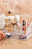 Vivart Lüx Özel Tasarım Çekmece Modul Makyaj Organizer Kozmetik Kalemlik Düzenleyeci - 1