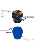 Bilek Destekli Memory Foam Kaymaz Taban Mouse Pad MSP-014 DESENLİ 4 - 2